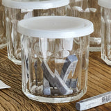 Tessa Glass Storage Jar with Lid 400ml - Clear