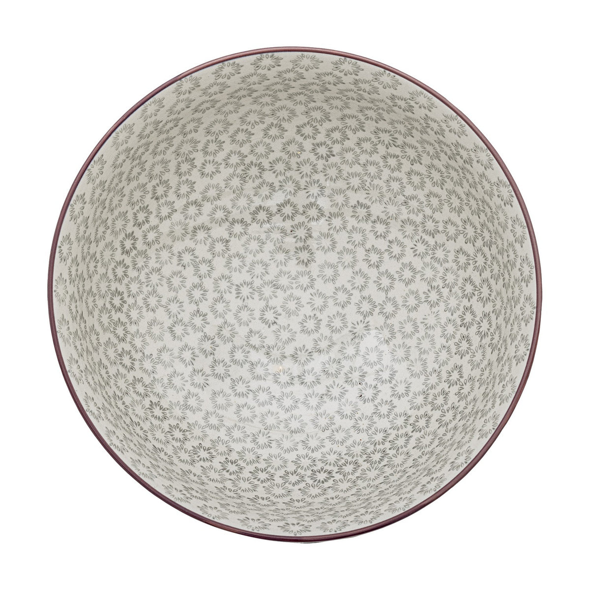 Maya Stoneware Bowl 28.5cm - Green