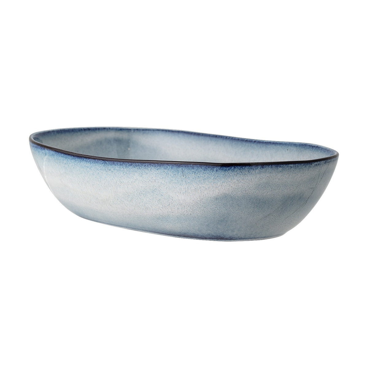 Sandrine Stoneware Bowl 32x20cm - Blue