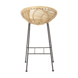 Yonne Rattan Bar Chair - Beige