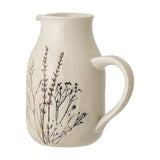 Bea Crackle Stoneware Jug 1500ml - Cream