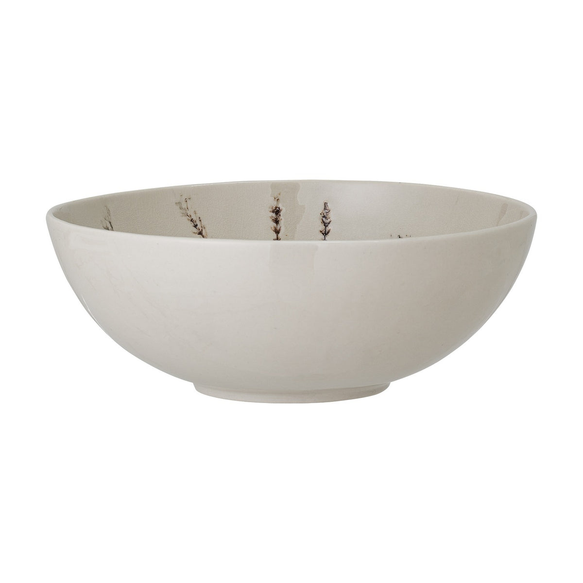 Bea Crackle Stoneware Bowl 30.5cm - Cream
