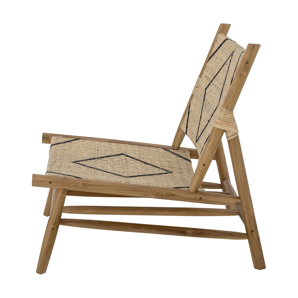 Lennox Wooden Lounge Chair - Natural