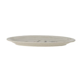 Bea Crackle Stoneware Platter 28.5x18cm - Cream