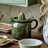 Liselu Stoneware Lemon Squeezer - Green