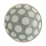 Maple Dotted Stoneware Bowl 6.5cm - Green