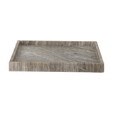 Majsa Marble Tray 35x35cm - Brown