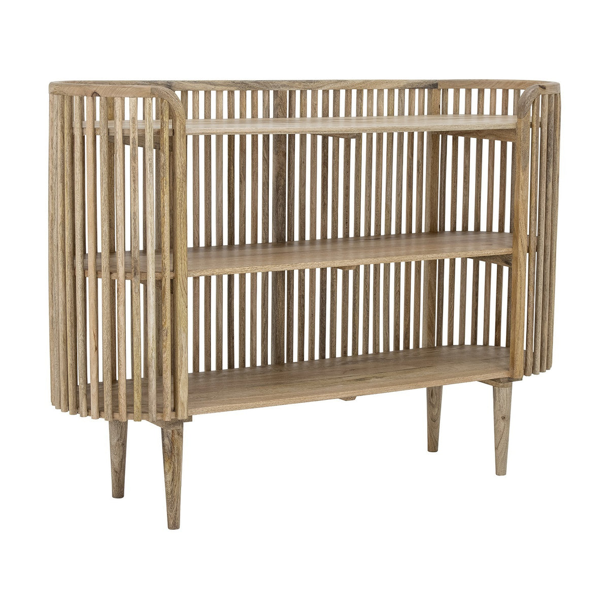 Sali Wooden Bookcase - Beige