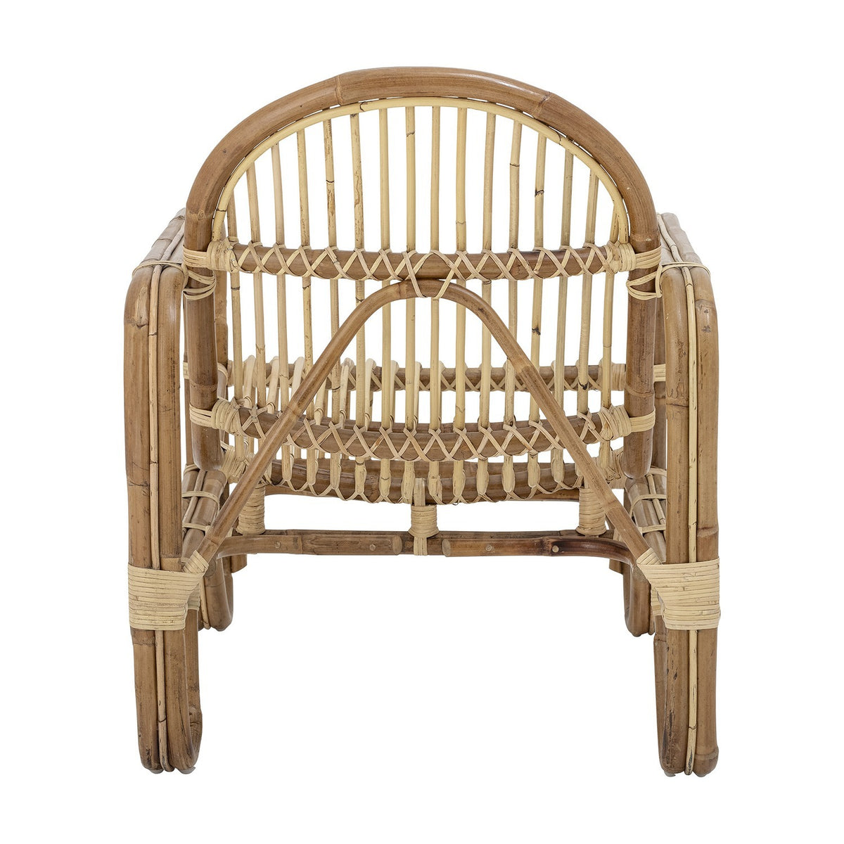 Baal Rattan Lounge Chair - Brown