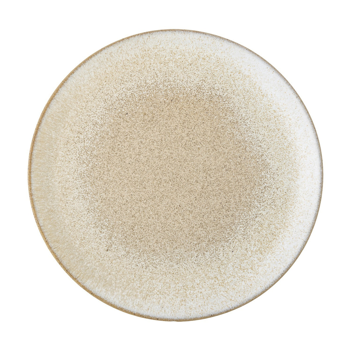 Paula Speckled Stoneware Dinner Plate - Beige