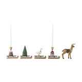 Dasher Resin Christmas Decoration - Multi