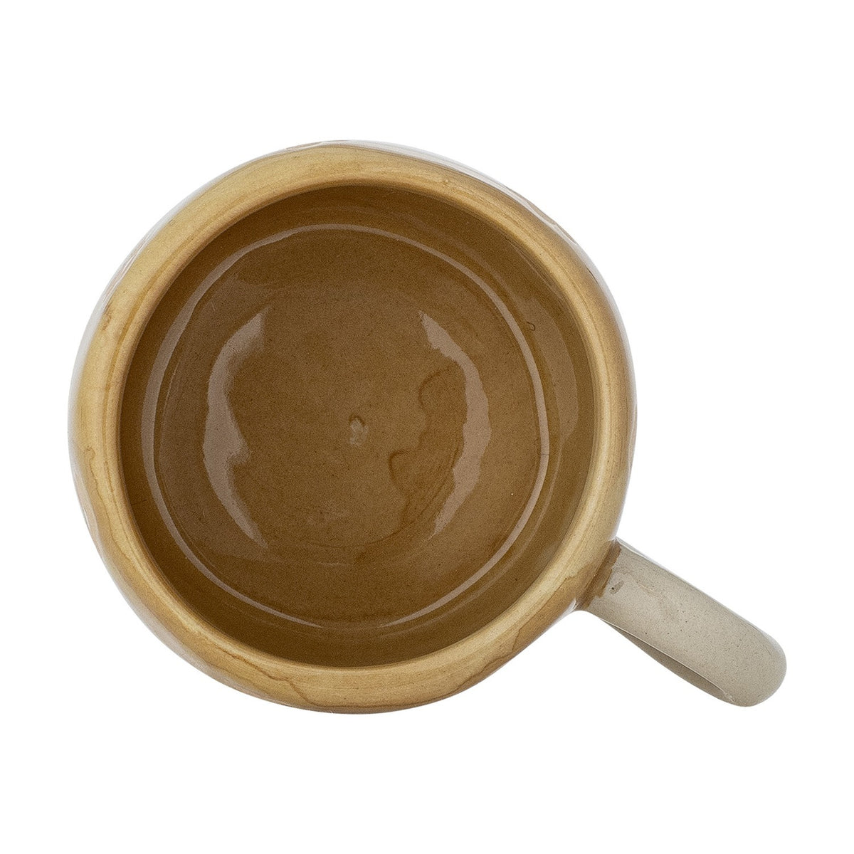 Nini Floral Stoneware Cup 100ml - Brown