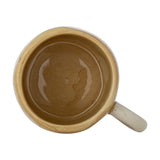 Nini Floral Stoneware Cup 100ml - Brown