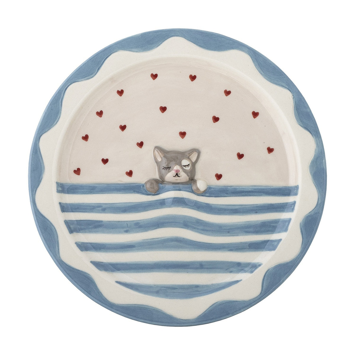 Mille Heart Stoneware Kids Dinner Set of 3 - Multi