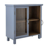 Hazem Wooden Cabinet 80cm - Blue