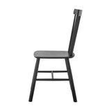 Mill Wooden Dining Chair - Black