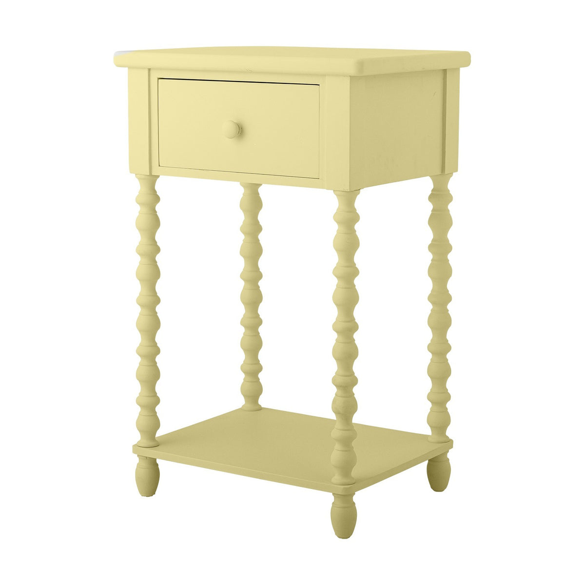 Salino Wooden Side Table - Yellow