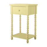 Salino Wooden Side Table - Yellow