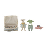 Lara Rag Doll with Dotted Suitcase - Multi