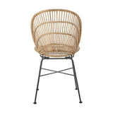 Fiore Rattan Dining Chair - Natural