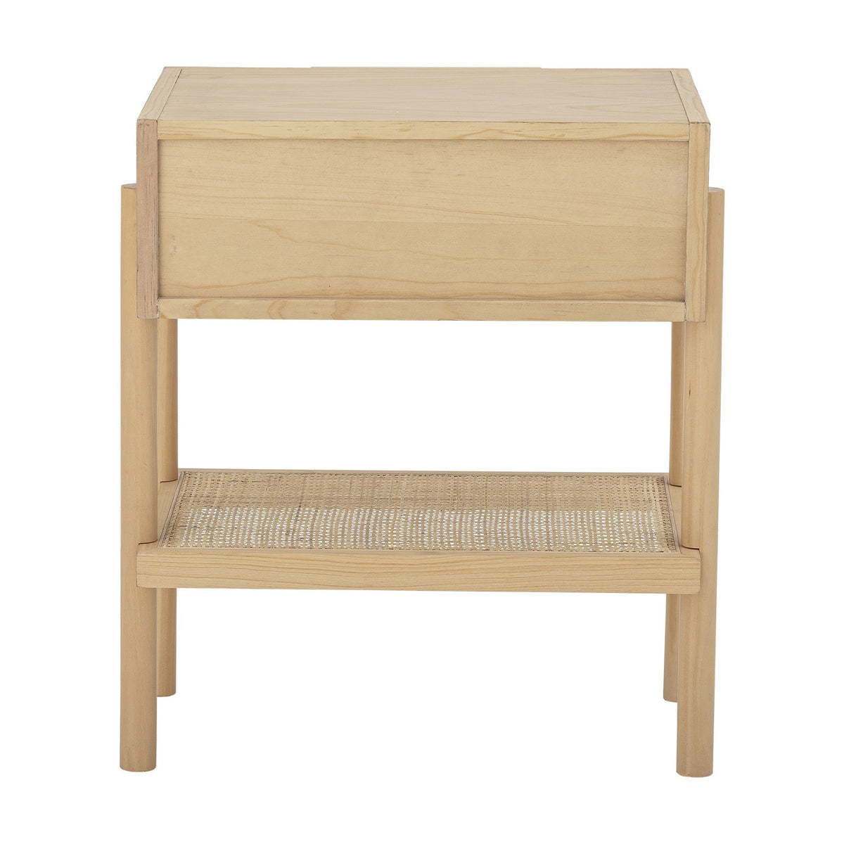 Manon Wooden Side Table - Beige