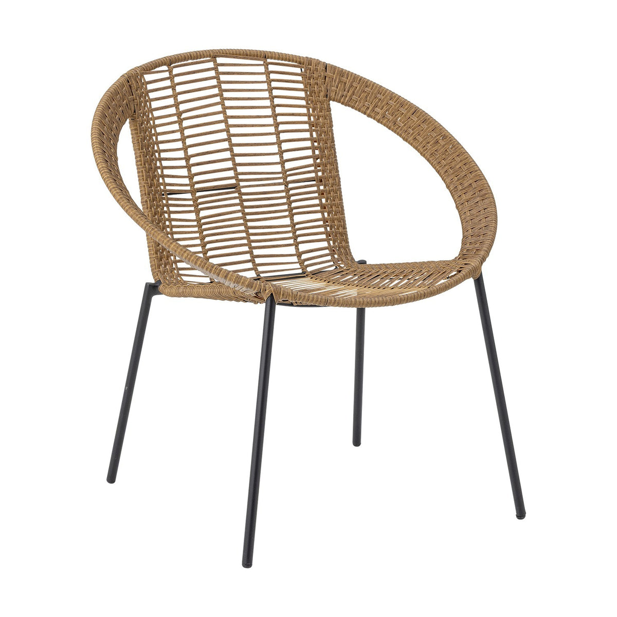 Dudine Round Garden Lounge Set of 3 - Beige