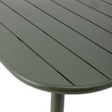 Calana Iron Garden Table - Green