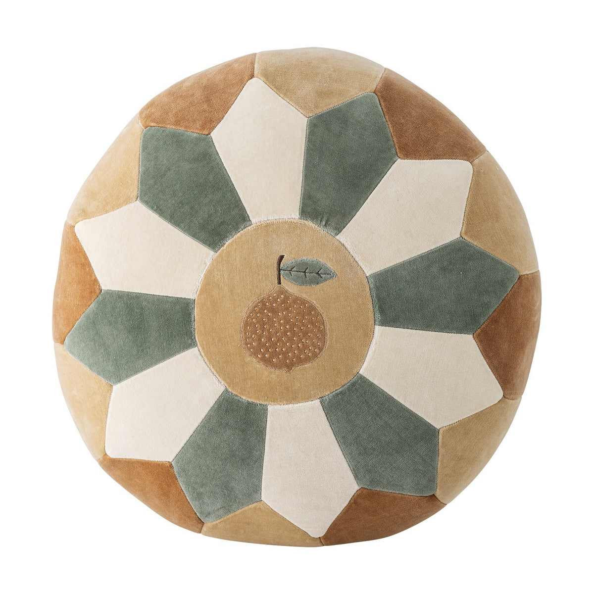 Agnes Round Cotton Pouffe - Multi