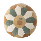 Agnes Round Cotton Pouffe - Multi