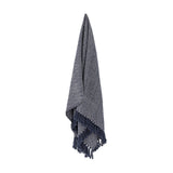 Herringbone Throw - Blue