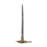 Fabius Fish Iron Candle Holder - Brass