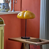 Kinoko Mushroom Iron Table Lamp - Yellow