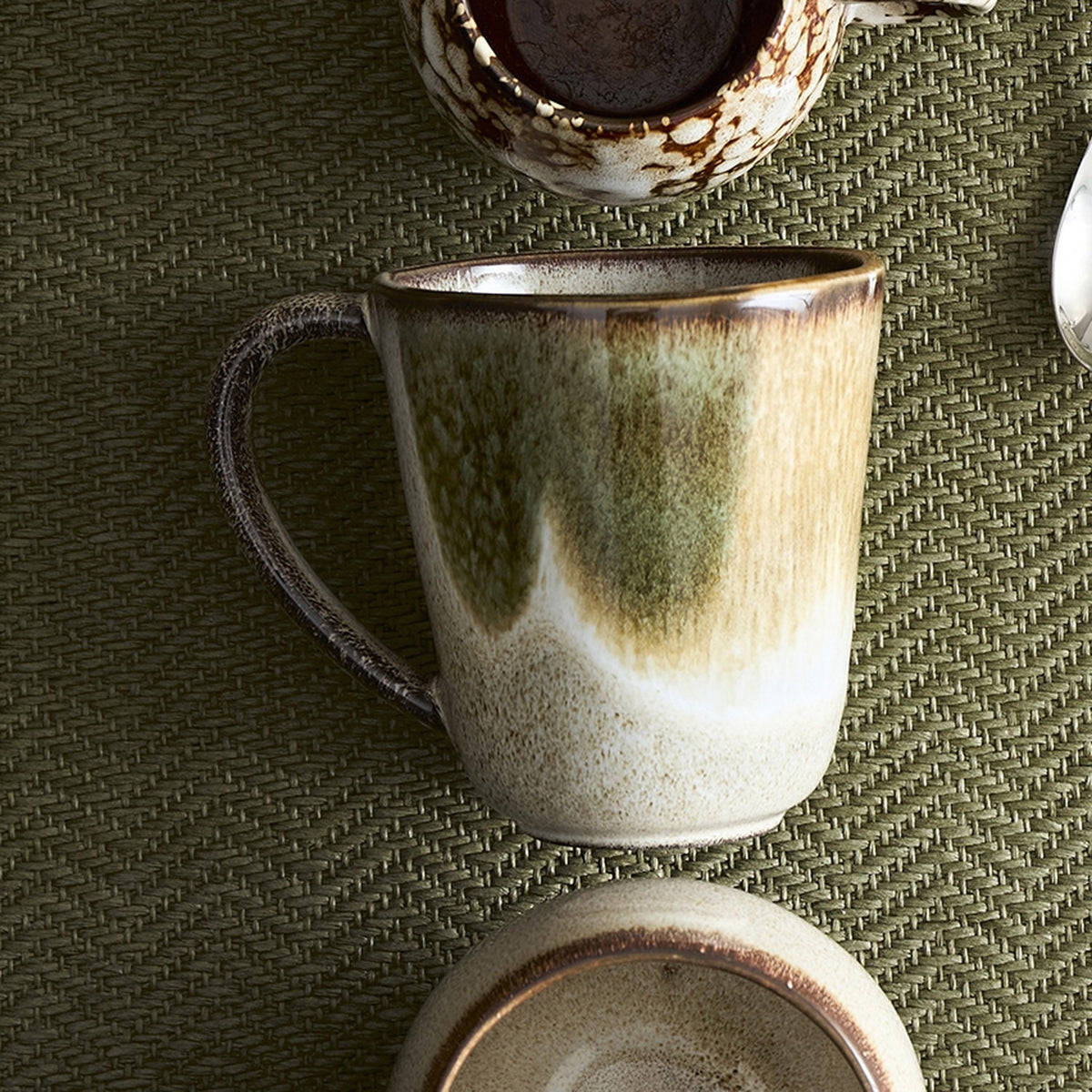 Jules Stoneware Mug 450ml - Green