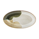 Jules Oval Stoneware Platter - Cream