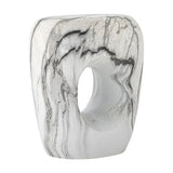 Bard Stoneware Side Table - White
