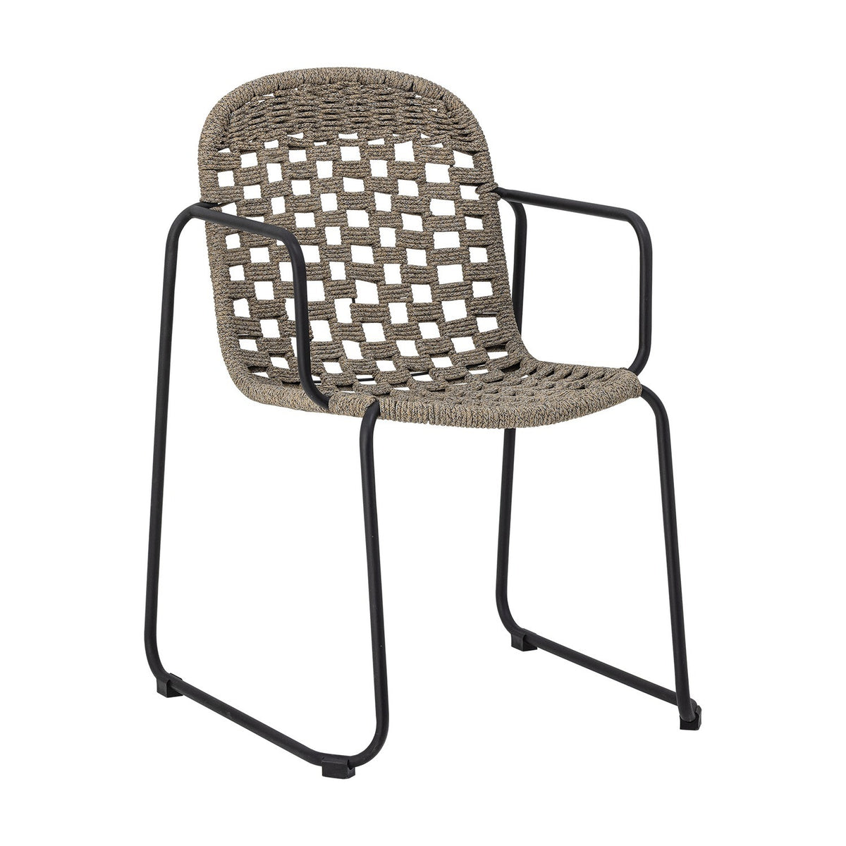 Calana Iron Garden Chair - Brown