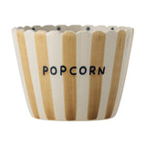 Chip Striped Stoneware Bowl 17.5cm - Yellow