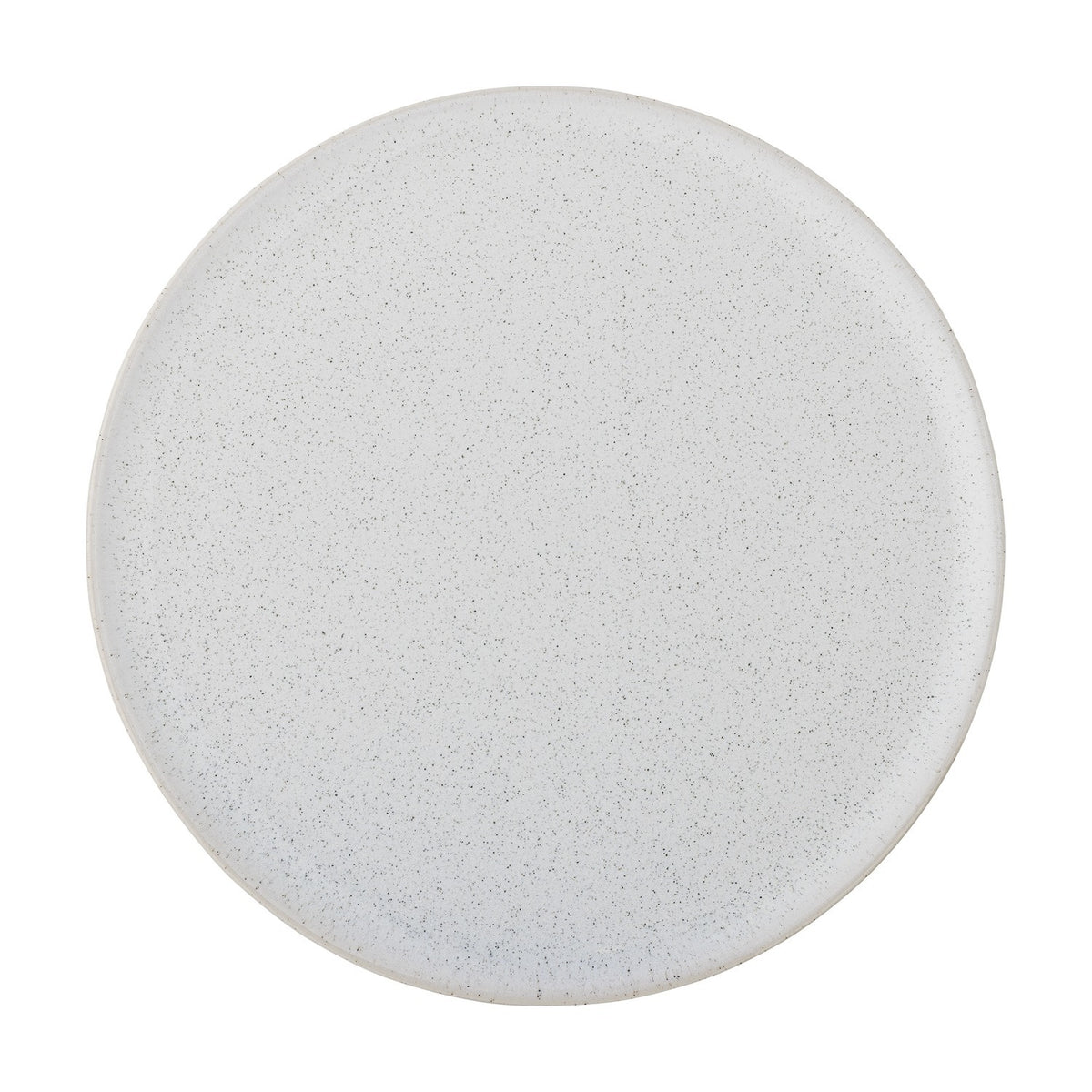 Addison Speckled Stoneware Dinner Plate - White