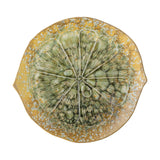Milani Round Stoneware Platter - Green