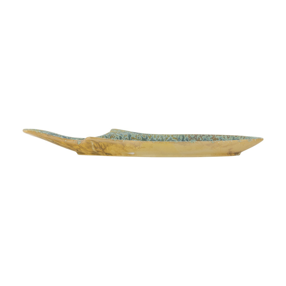 Hadden Fish Stoneware Platter - Green