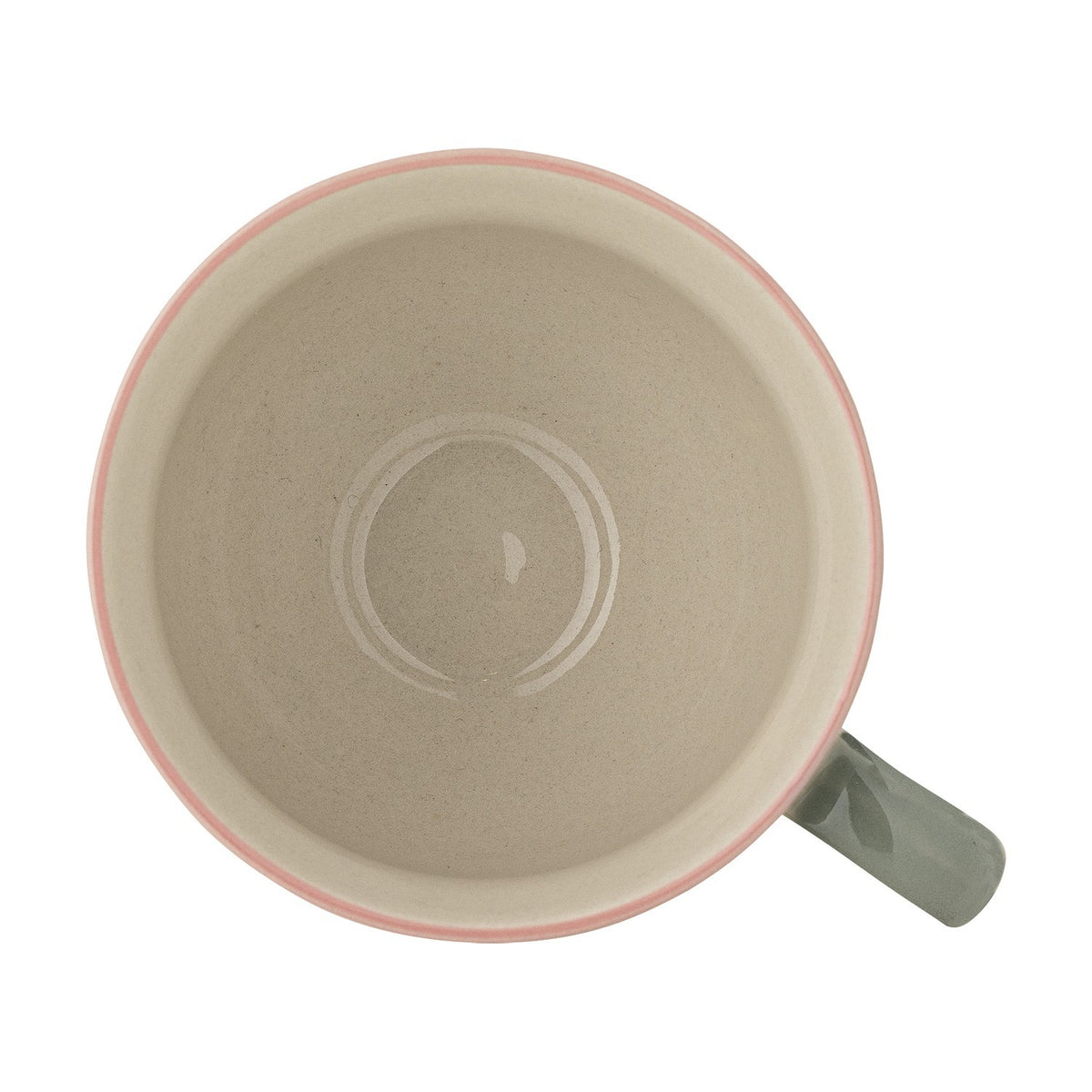 Rosalynde Stoneware Mugs 400ml Set of 4 - Green