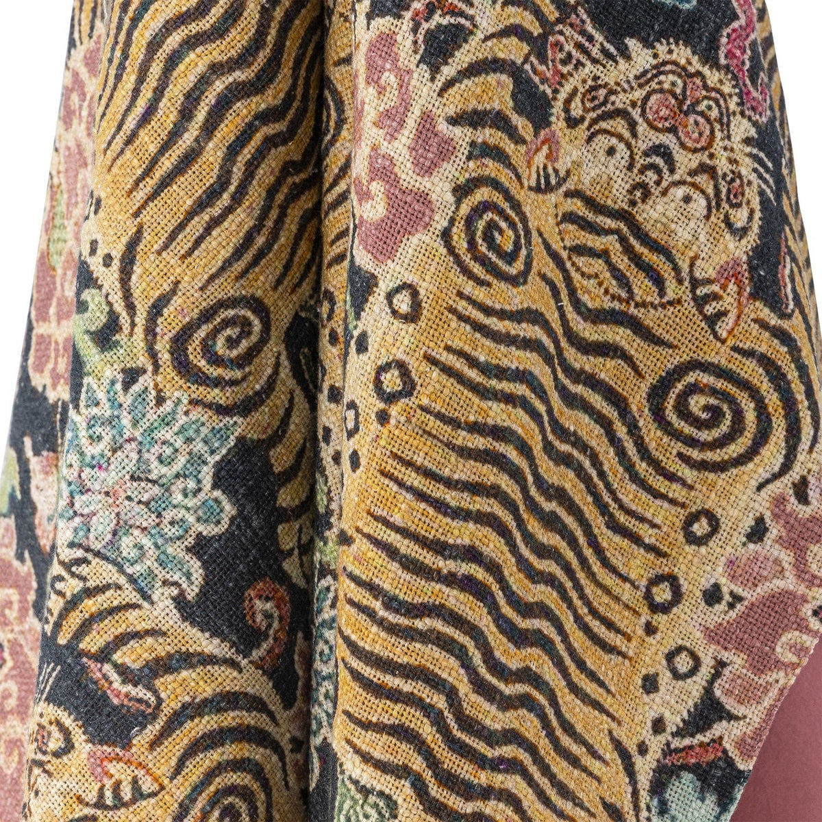 Lester Floral Cotton Throw - Multi