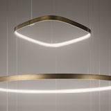 Zero Square 50 Aluminium LED Pendant Light Without Canopy