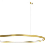 Zero Round Smart Aluminium Ring LED Pendant Light 98cm