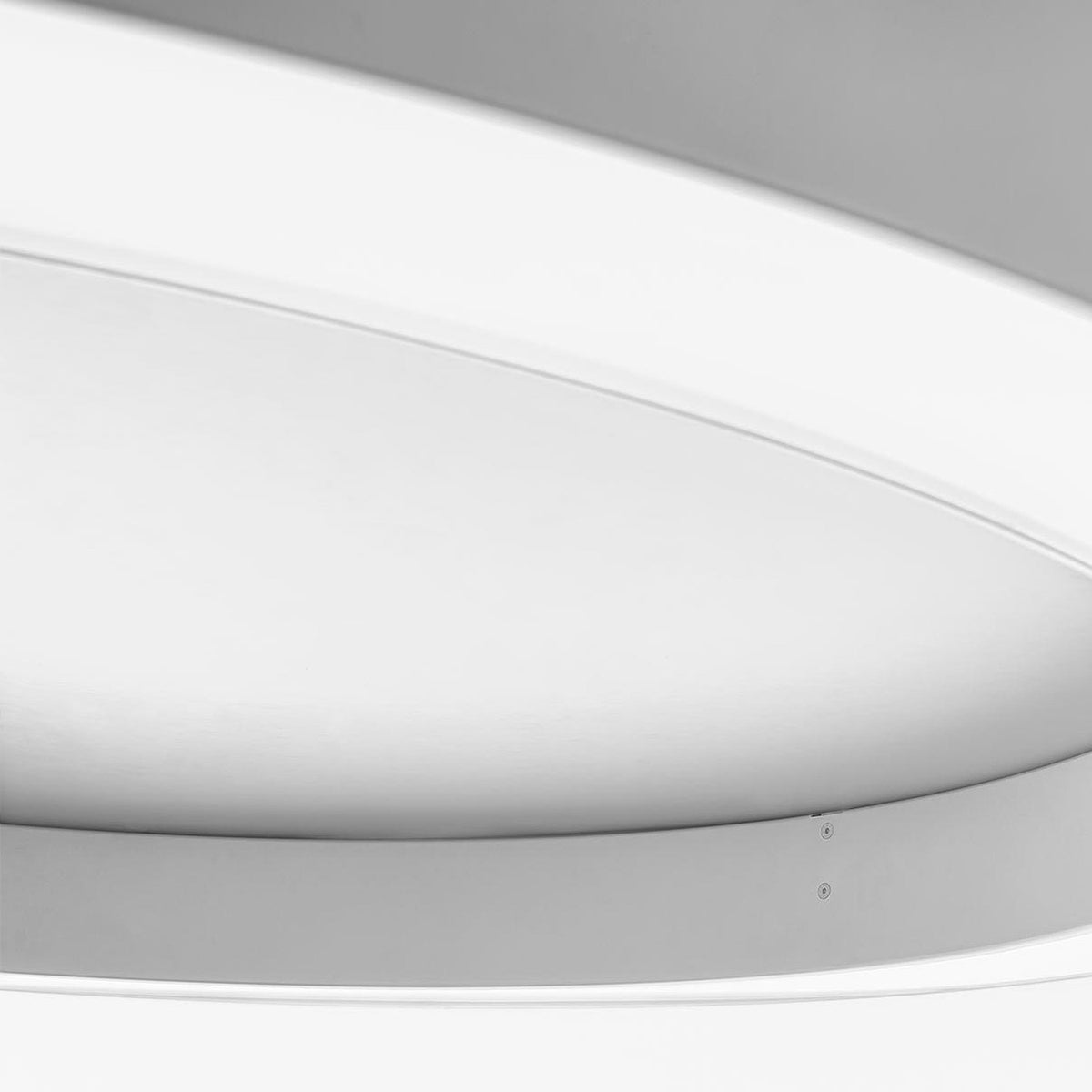 Silver Ring Aluminium LED Wall & Ceiling Light 123cm