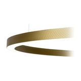 Brooklyn Round 360° Aluminium Ring LED Pendant Light 195cm