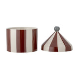 Cimmi Circus Tent Stoneware Storage Jar with Lid 1150ml - Red