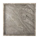 Majsa Marble Tray 35x35cm - Brown