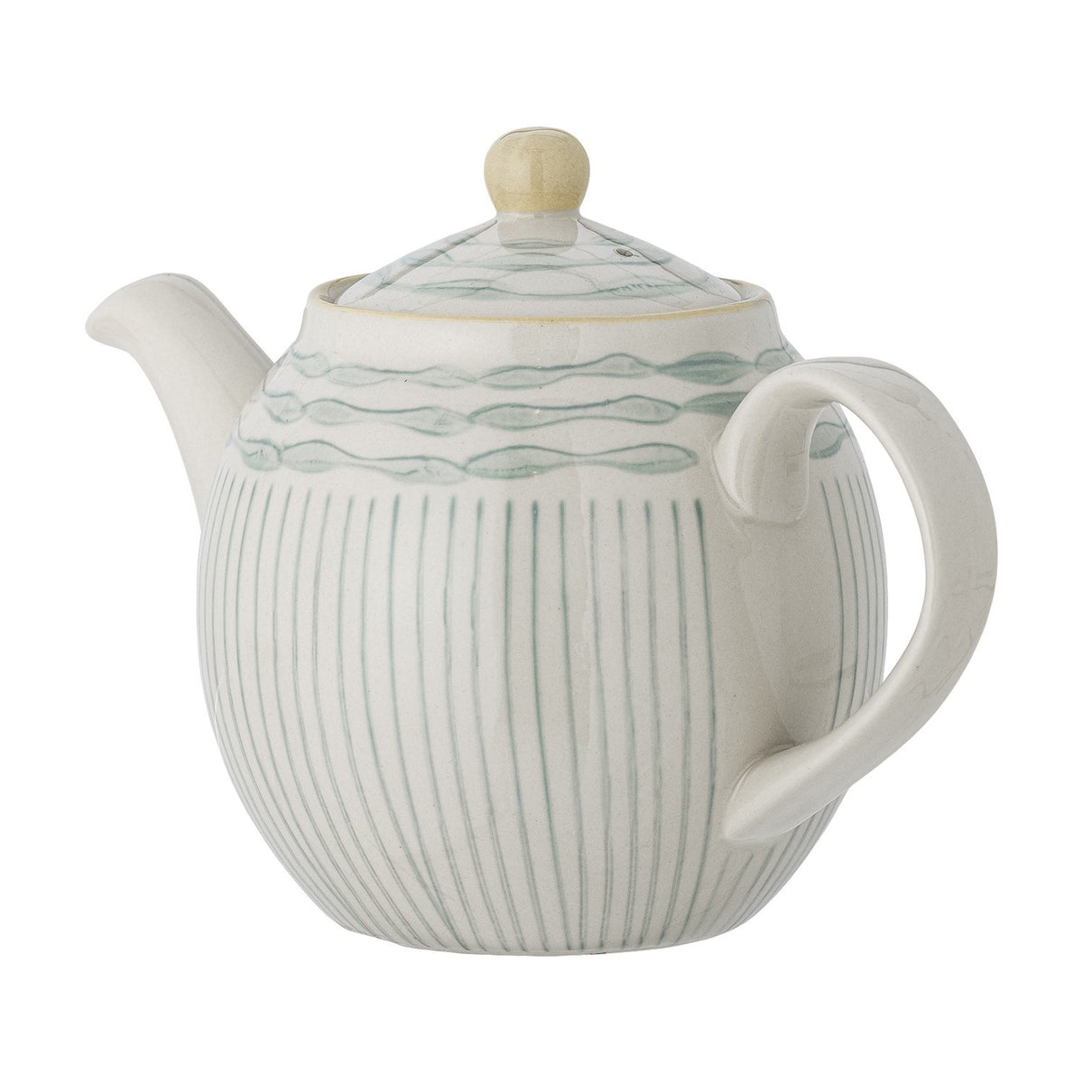 Maple Stoneware Teapot 900ml - Cream