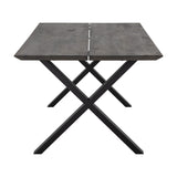 Maldon Wooden Dining Table - Brown